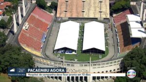 Obras De Hospital Do Pacaembu Avançam E Já Tem Divisórias Para 200 Leitos 26 de março de 2020