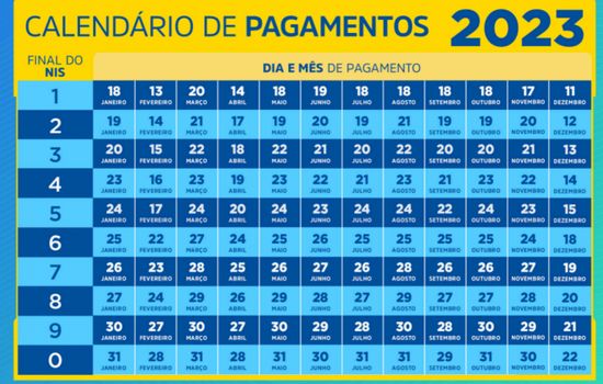 Consulte o calendário 2023